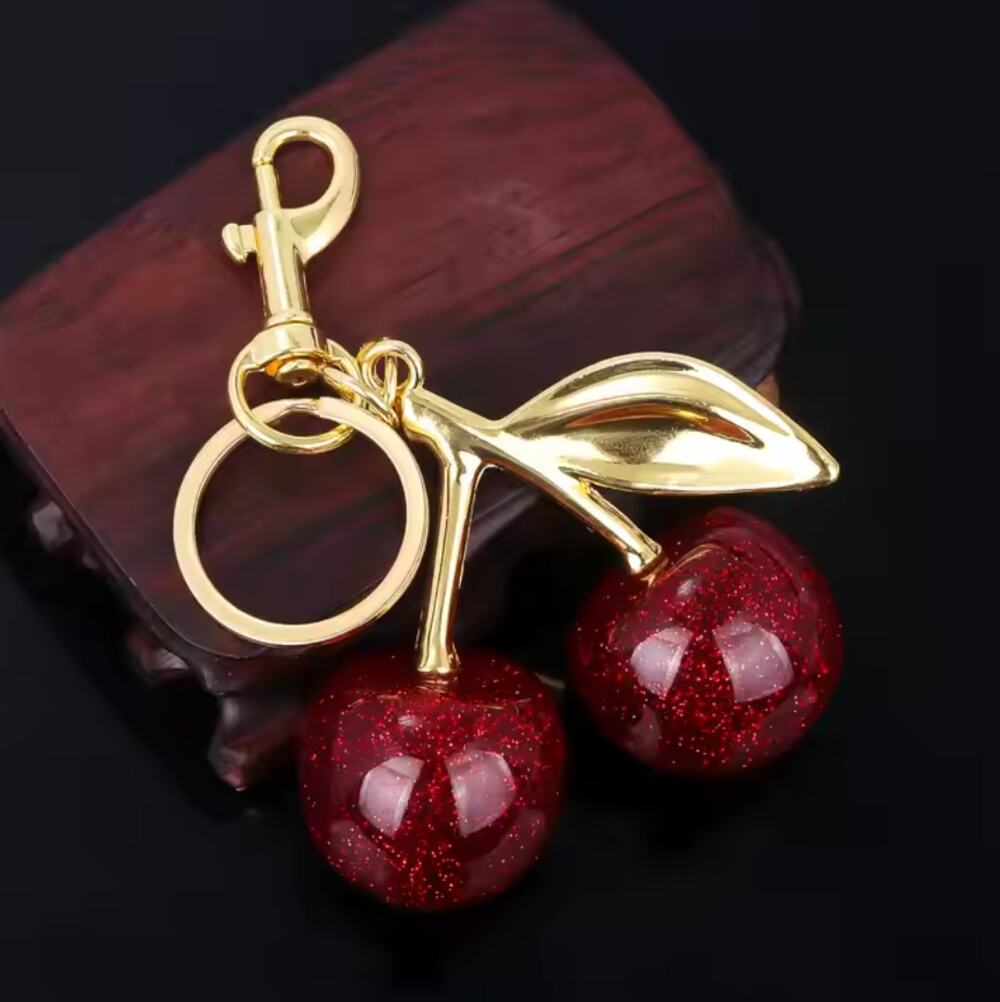 Cherry Gold Charm (Ship from California)